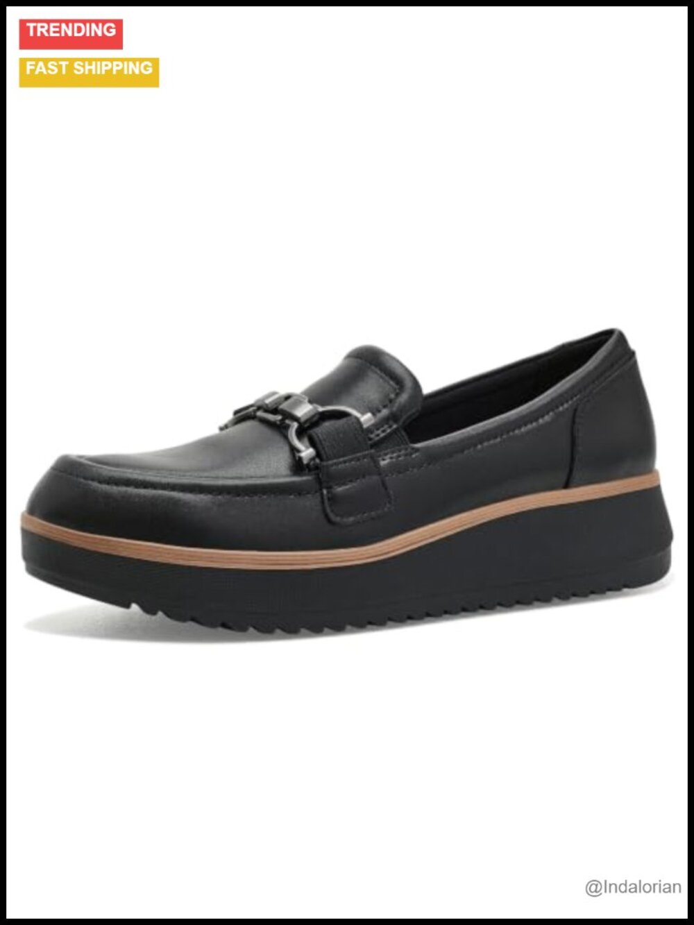 Clarks Zylah Erin Loafers Women Comfort Slip-On Chunky Business Casual